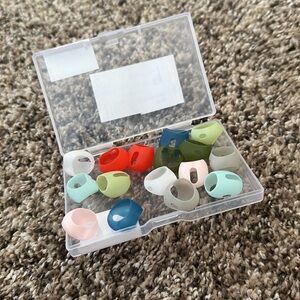 Pack of air pod pro protective covers 8 sets